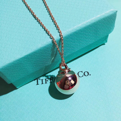 [⭐Luxery Jewels]HARDWEAR PENDENTIF BALL ROSE NECKLACE
