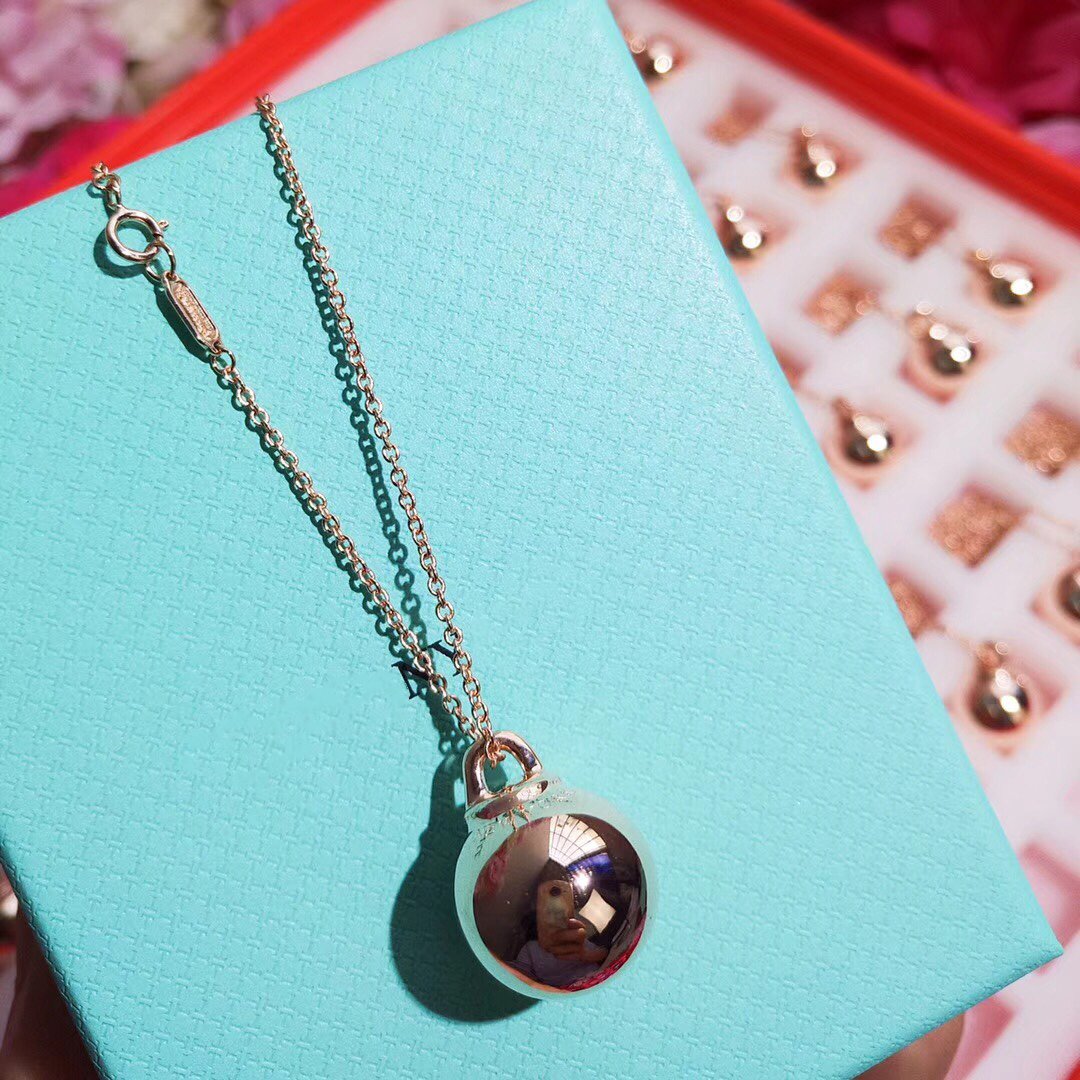 [⭐Luxery Jewels]HARDWEAR PENDENTIF BALL ROSE NECKLACE