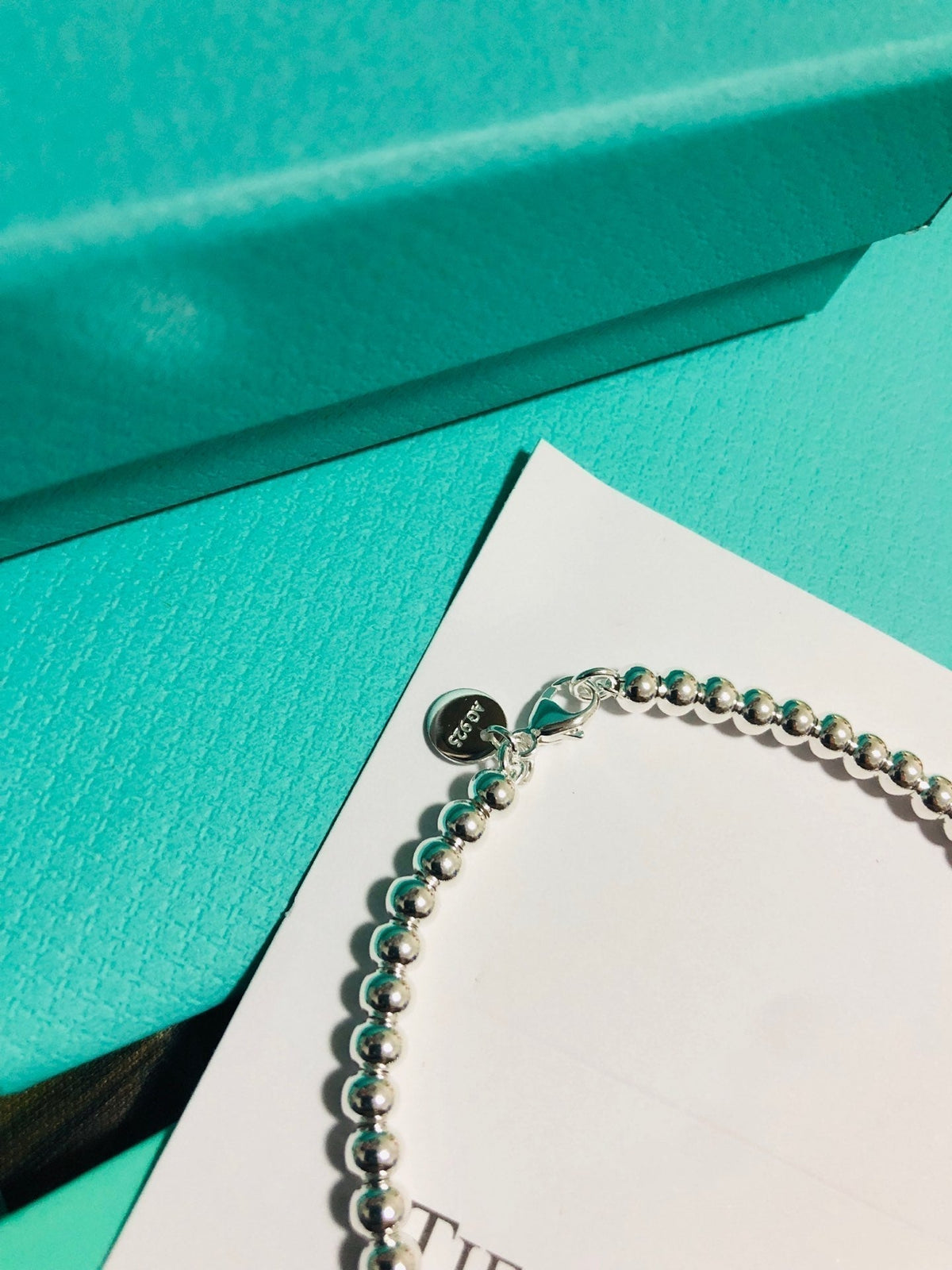 [⭐Luxery Jewels]LOVE TIFFANY RED HEART TAG BEAD BRACELET