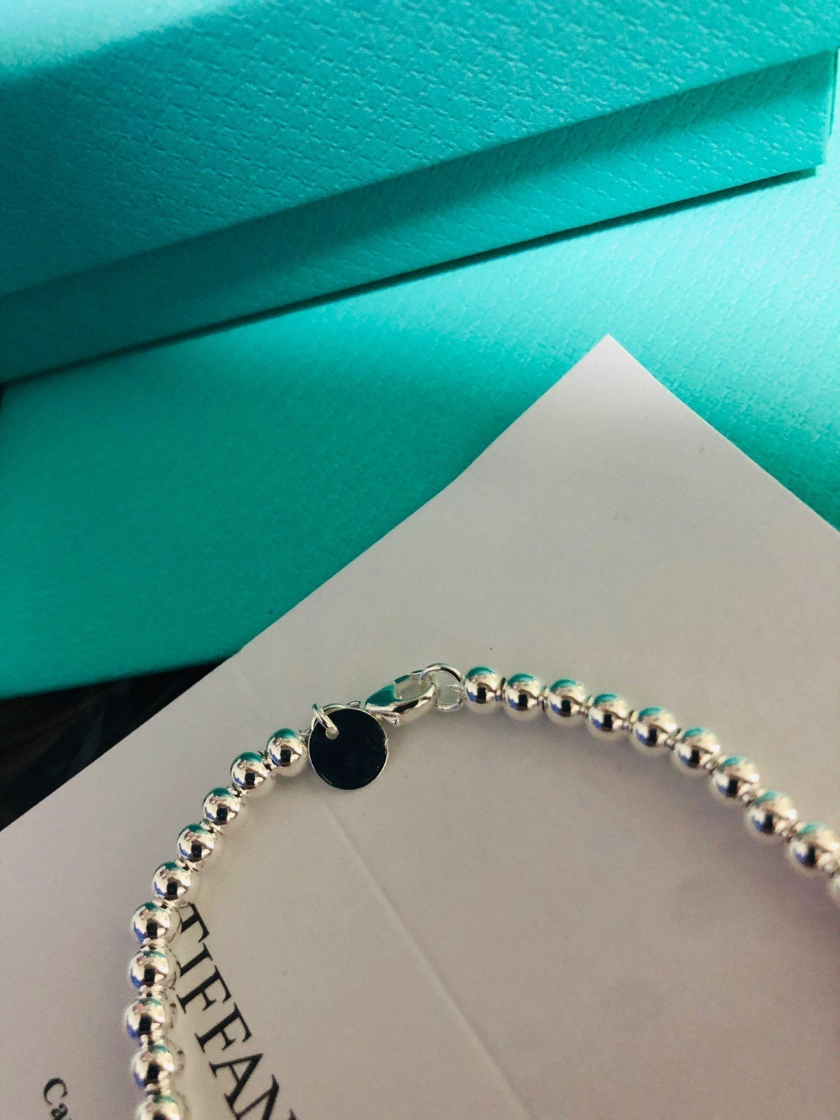[⭐Luxery Jewels]LOVE TIFFANY RED HEART TAG BEAD BRACELET