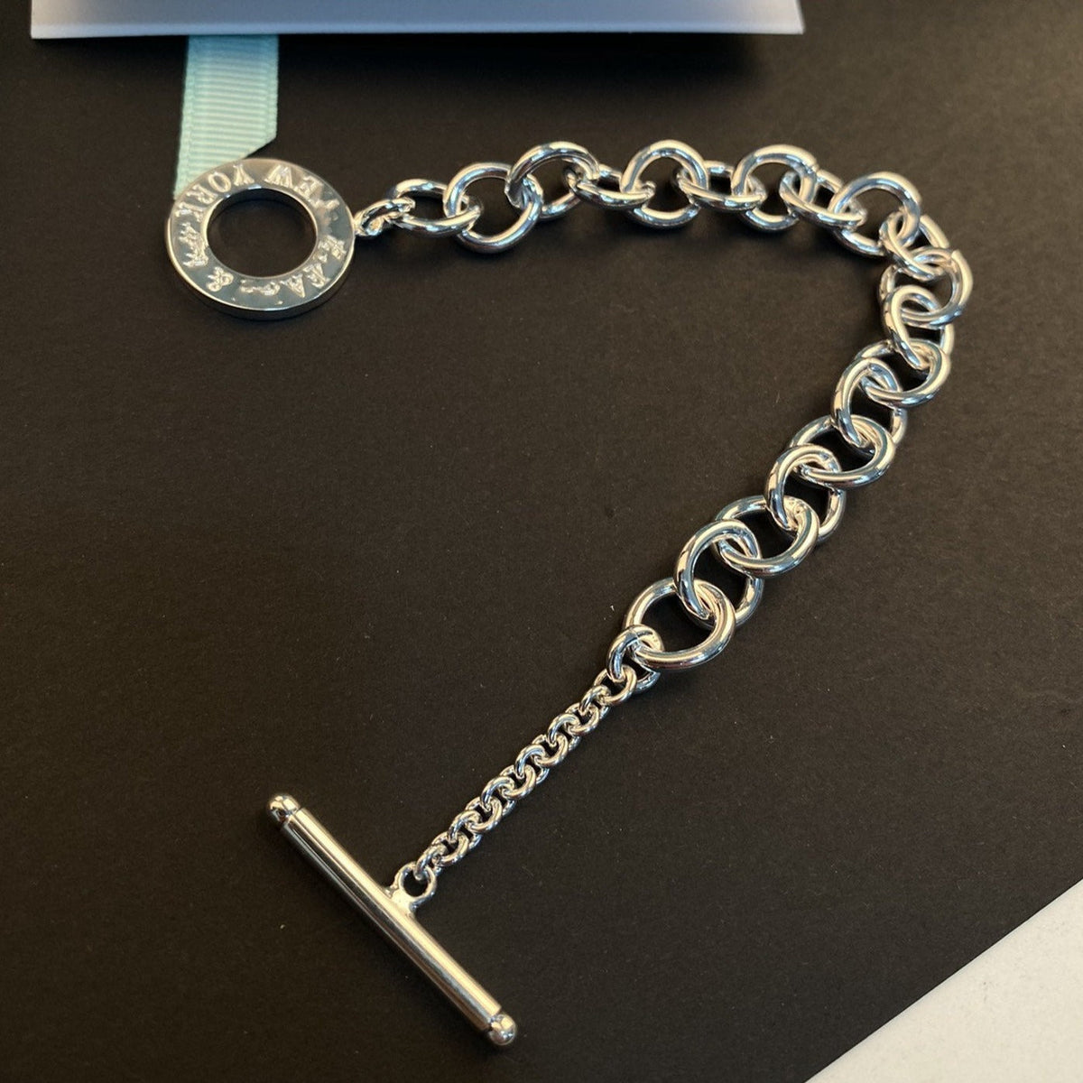 [⭐Luxery Jewels]TOGGLE TAG BRACELET SILVER
