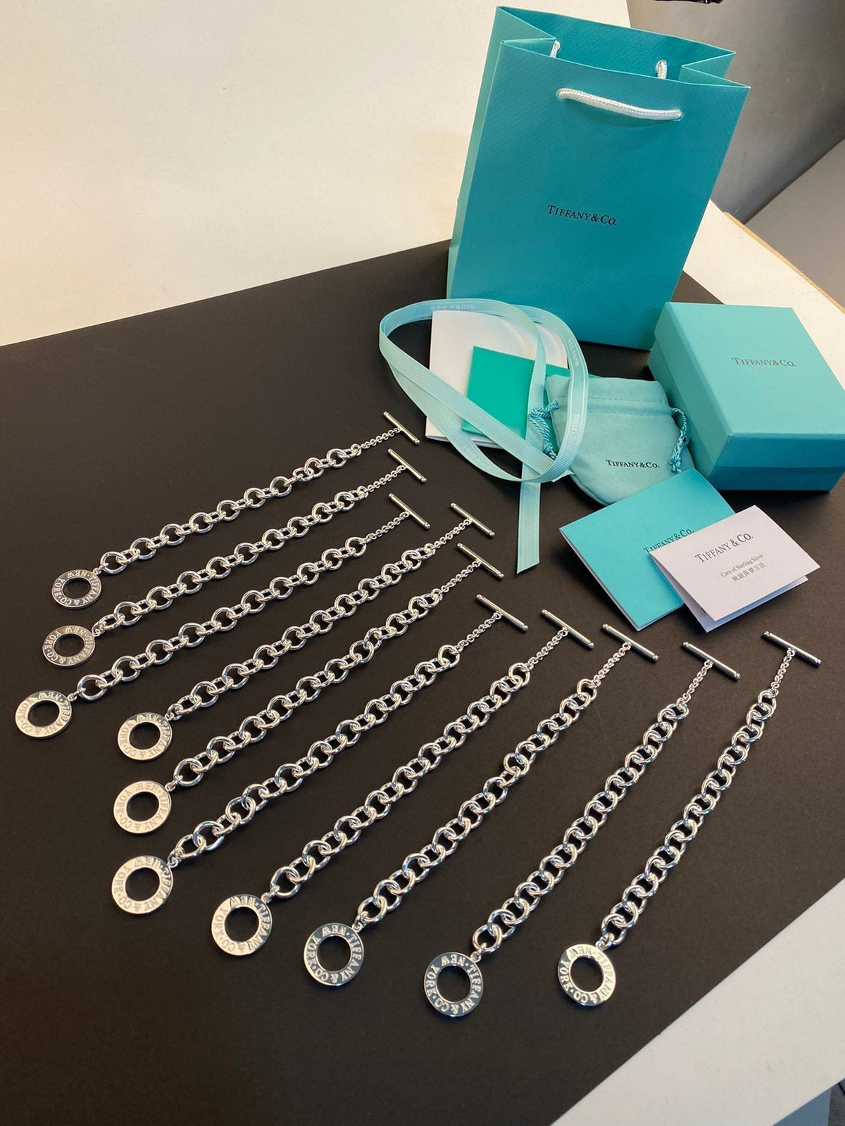 [⭐Luxery Jewels]TOGGLE TAG BRACELET SILVER