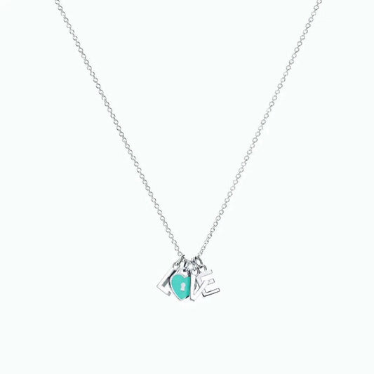 [⭐Luxery Jewels]COLLAR LOVE PLATA NECKLACE