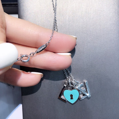[⭐ラグジュアリー・ジュエルズ] COLLAR LOVE シルバーネックレス