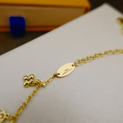 [Luxery]BLOOMING SUPPLE NECKLACE BRASS