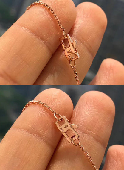 [Luxery]BLOSSOM PENDANT PINK GOLD AND DIAMOND