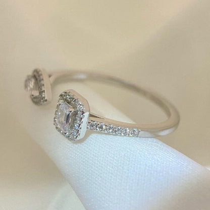[⭐Luxery]MY TWIN TOI & MOI DIAMANT-RING AUS SILBER
