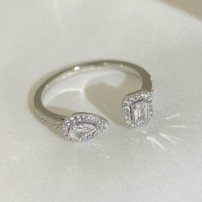 [⭐Luxery]MY TWIN TOI & MOI DIAMANT-RING AUS SILBER