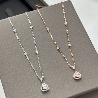 [Luxery]JOY HEART DIAMOND NECKLACE
