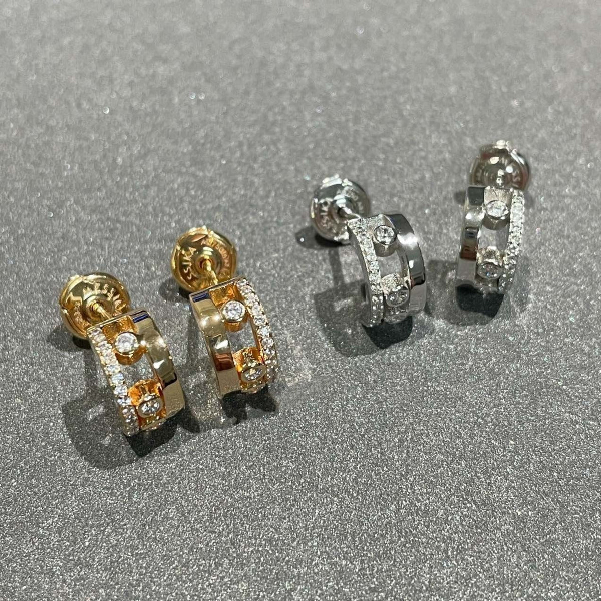 [⭐Luxery]ムーヴ ロマン イヤリング ダイヤモンド