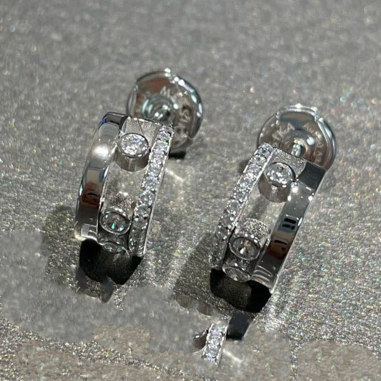 [⭐Luxery]ムーヴ ロマン イヤリング ダイヤモンド