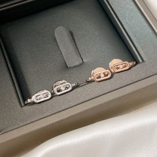 [Luxery]CREOLES MOVE UNO MINI 1 DIAMOND EARRINGS