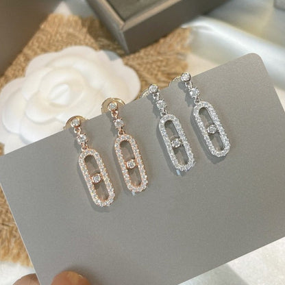 [⭐Luxery]DORMEUSES MOVE UNO DIAMANT-OHRRINGE