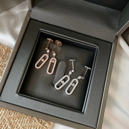 [Luxery]DORMEUSES MOVE UNO DIAMOND EARRINGS
