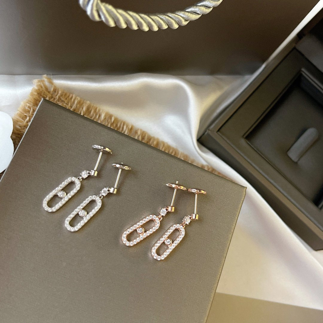 [⭐Luxery]DORMEUSES MOVE UNO DIAMANT-OHRRINGE