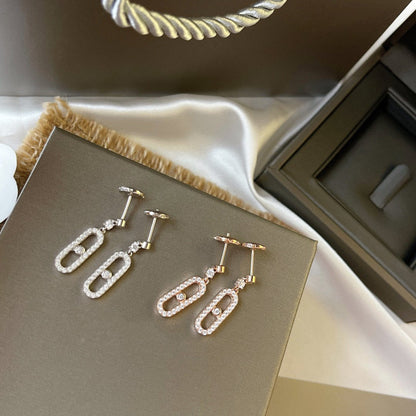 [⭐Luxery]DORMEUSES MOVE UNO DIAMANT-OHRRINGE