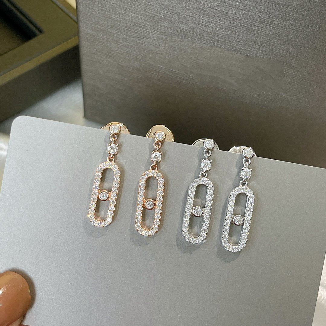 [⭐Luxery]DORMEUSES MOVE UNO DIAMANT-OHRRINGE