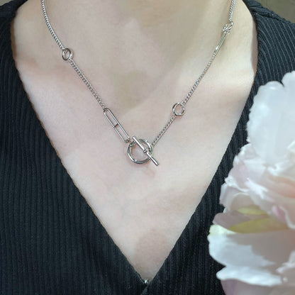 [Luxery]HM STERLING CHAINE D'ANCRE HEART