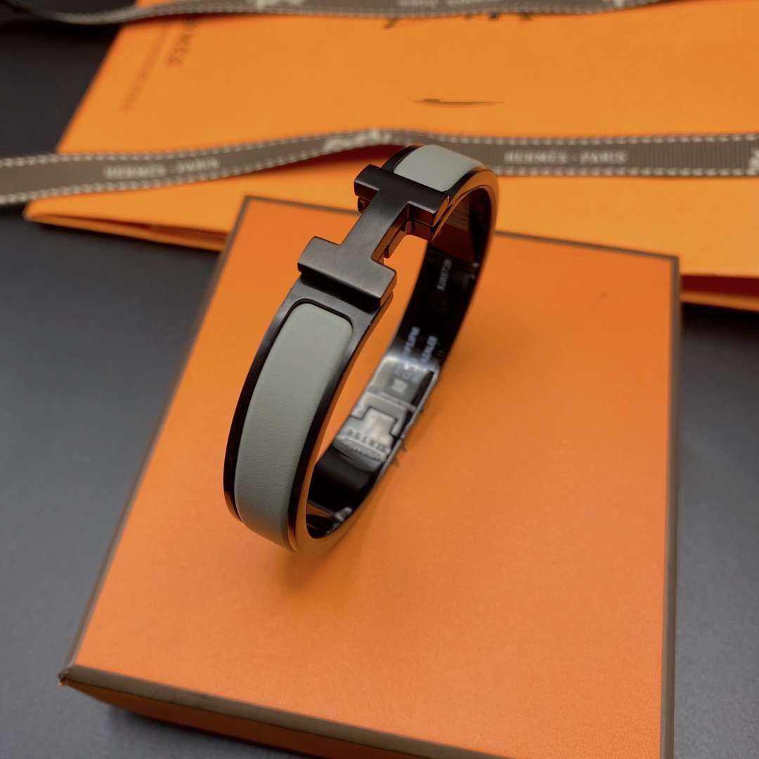 [Luxery]CLIC HM SO BLACK GREY BRACELET