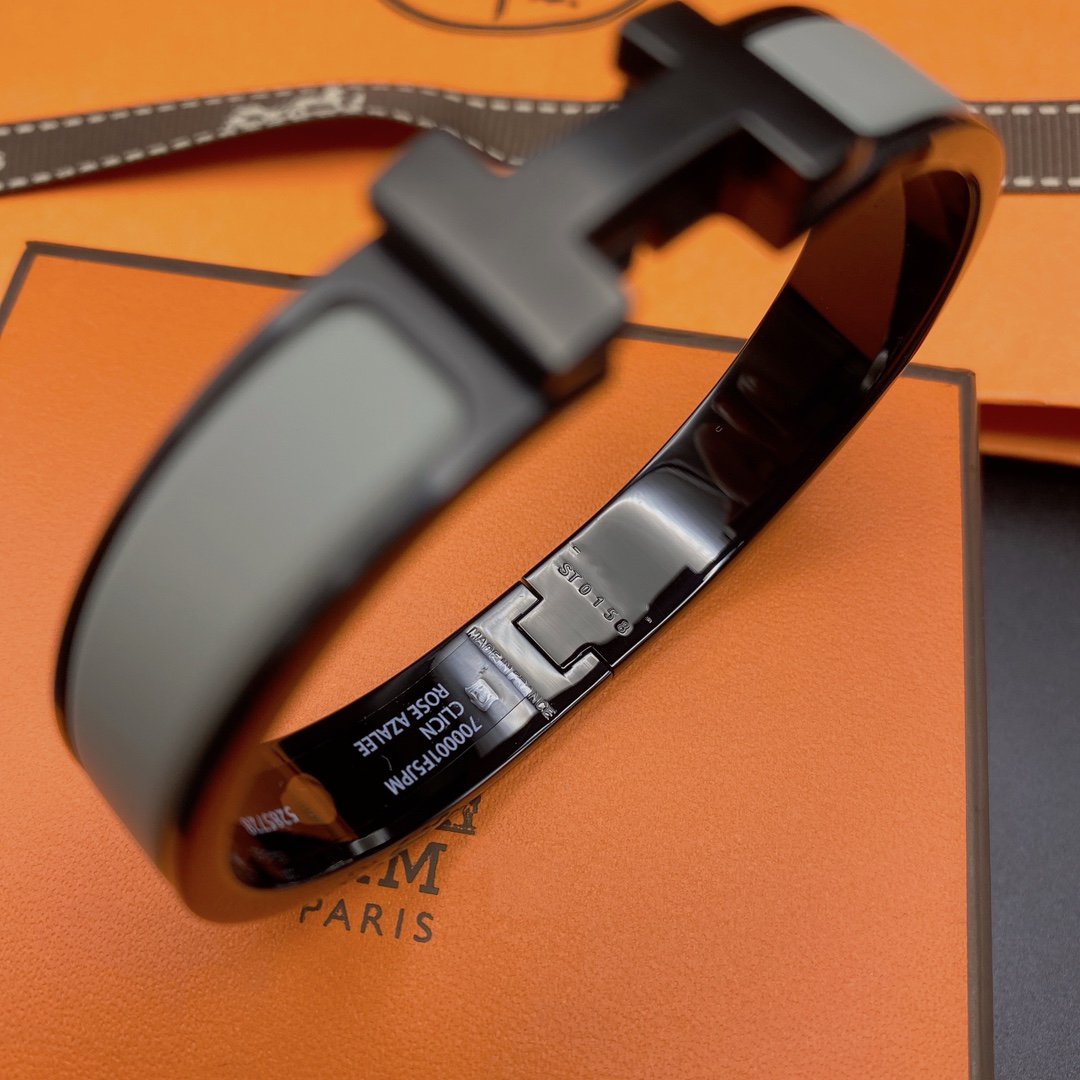 [Luxery]CLIC HM SO BLACK GREY BRACELET