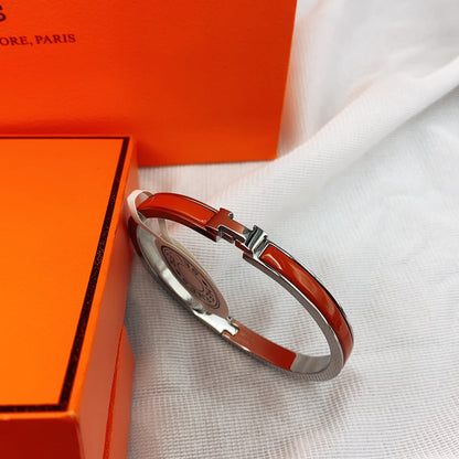 [Luxery]CLASSIC HM CLIC RED 8MM ENAMEL BRACELET
