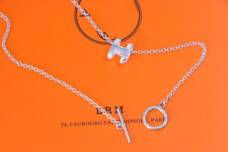 [Luxery]HM NECKLACE H LETTER OVAL SERIES