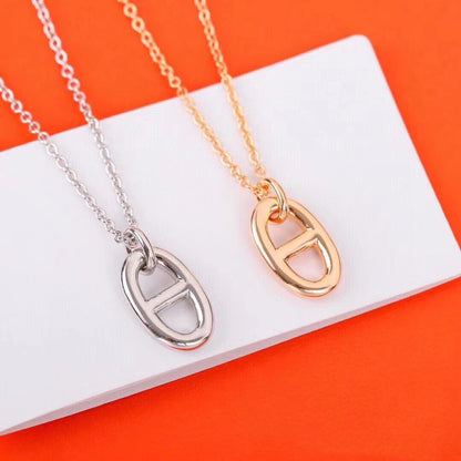 [Luxery]HM PIG NOSE NECKLACE