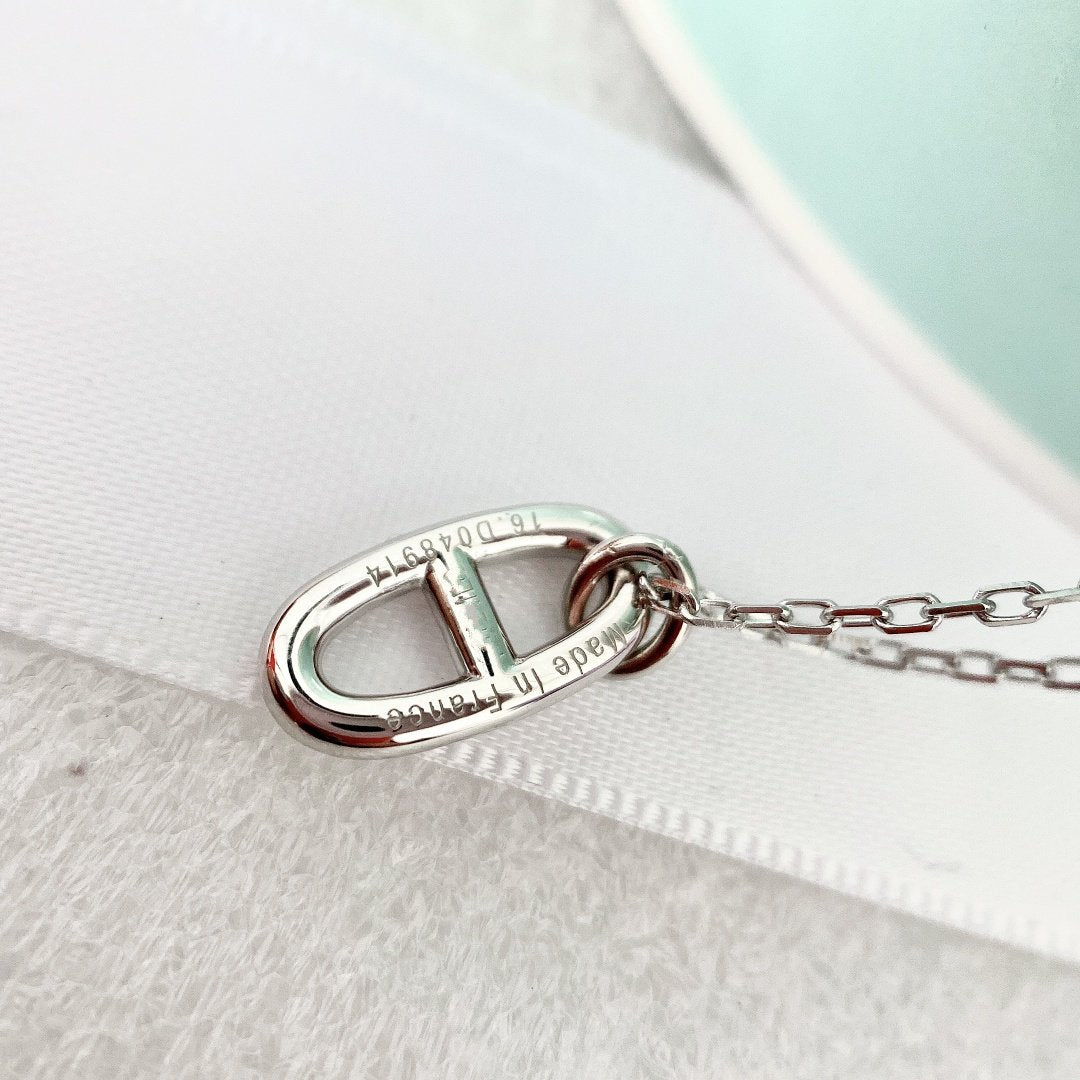 [Luxery]HM PIG NOSE NECKLACE