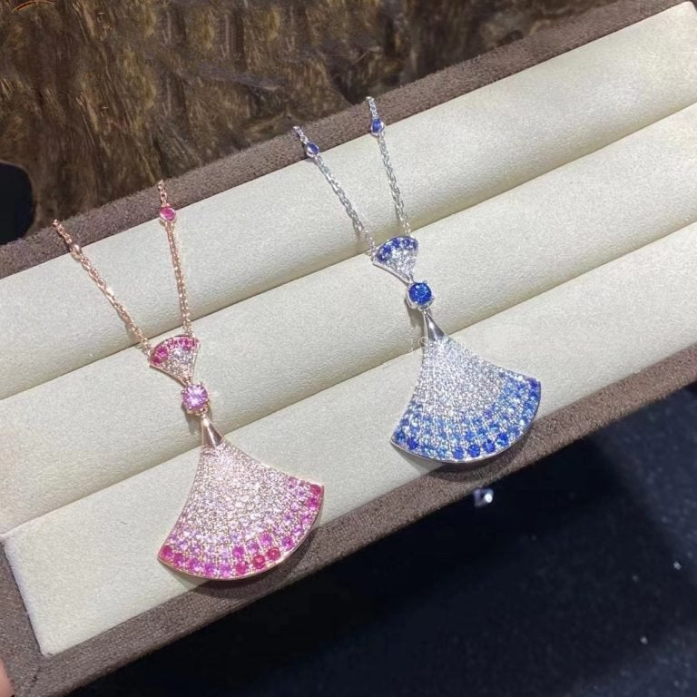 [⭐Luxus]TRAUM-HALSKETTE AGAT SILBER DIAMANT