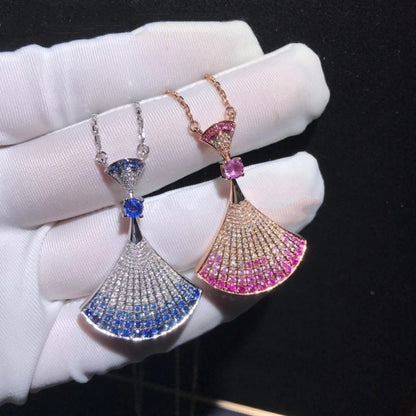 [⭐Luxus]TRAUM-HALSKETTE AGAT SILBER DIAMANT