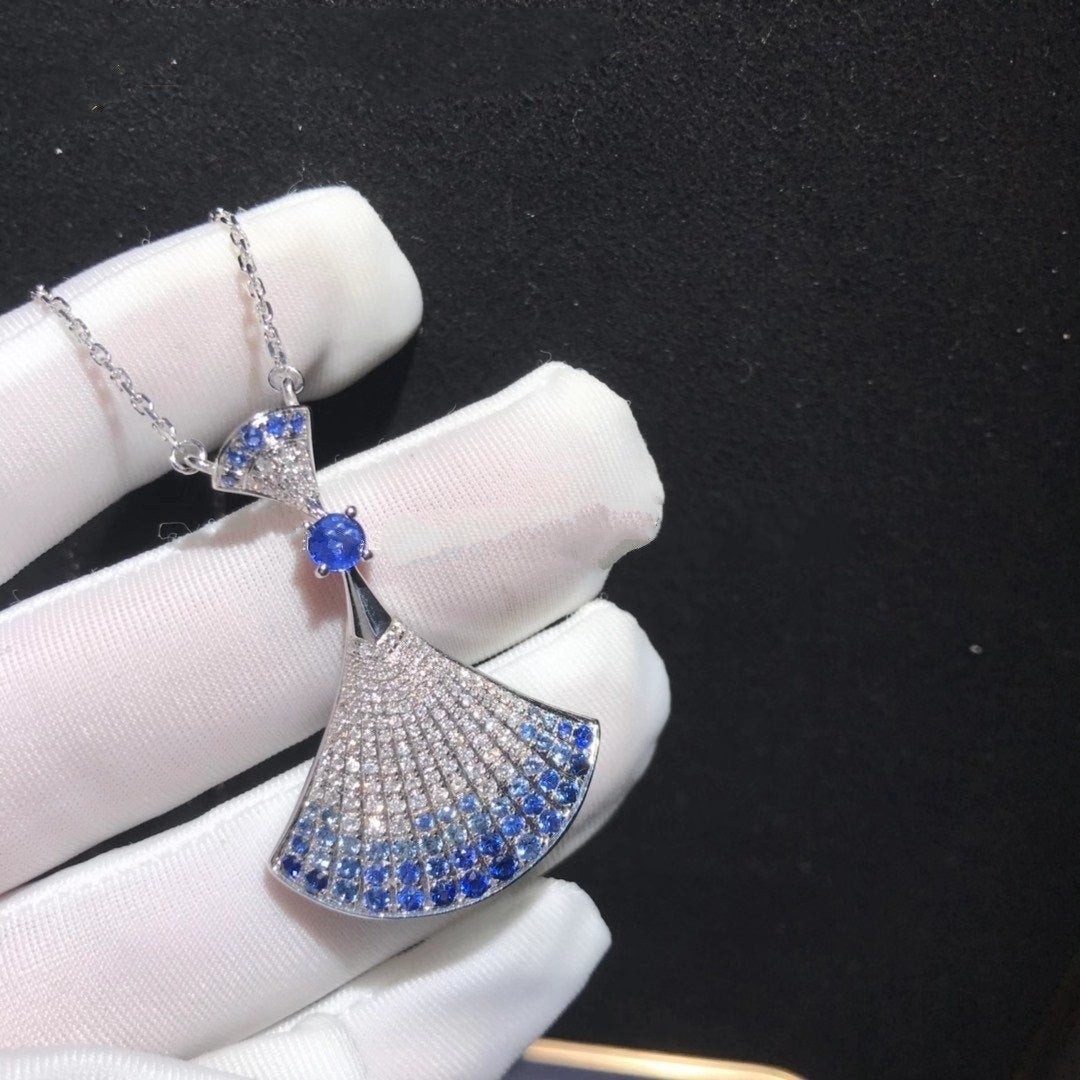 [⭐Luxus]TRAUM-HALSKETTE AGAT SILBER DIAMANT