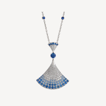 [⭐Luxus]TRAUM-HALSKETTE AGAT SILBER DIAMANT