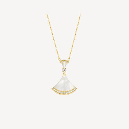 [⭐Luxery]DREAM NECKLACE MOP GOLD DIAMOND