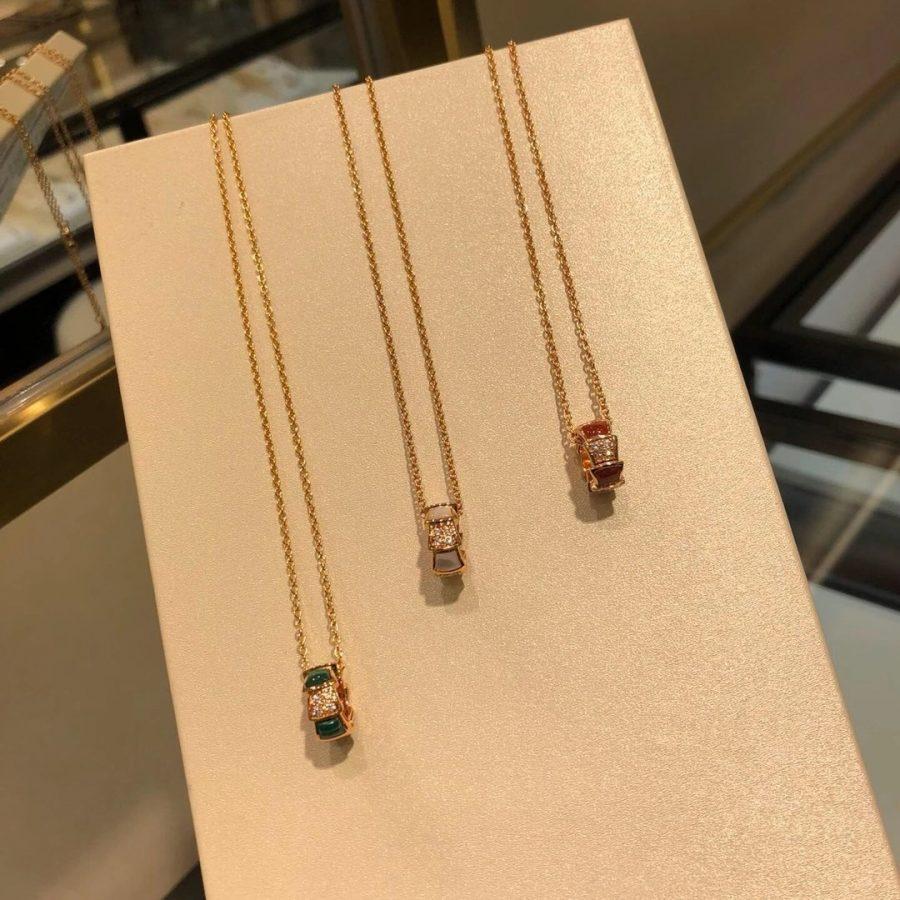 [⭐Luxus]SERPENTI ANHÄNGER MIT DIAMANTEN HALSKETTE