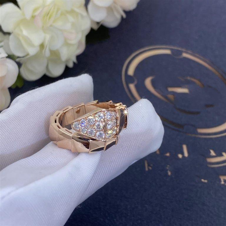 [⭐Luxus]SERPENTI RING ROSEGOLD DIAMANT