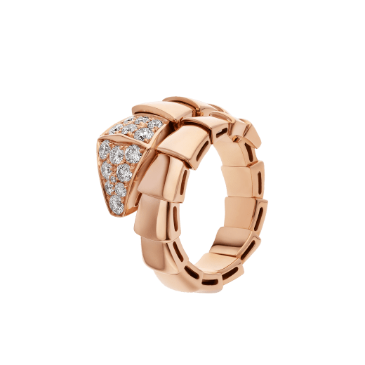 [⭐Luxus]SERPENTI RING ROSEGOLD DIAMANT