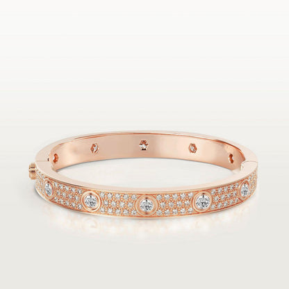 [Luxery]LOVE BRACELET 6.1MM DIAMOND-PAVED 10 BIG DIAMONDS