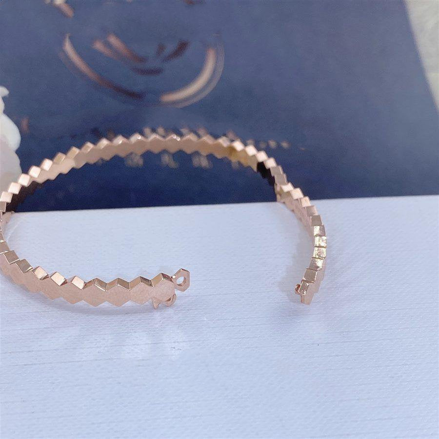 [Luxery]BEE LOVE PINK GOLD BRACELET