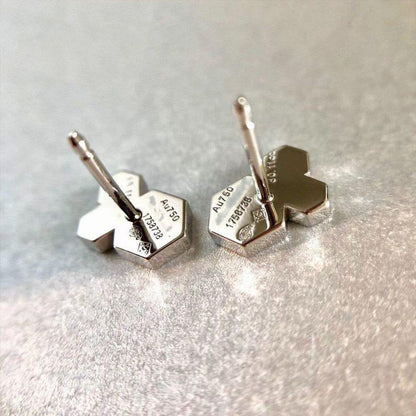 [Luxery]BEE LOVE SILVER DIAMOND EARRINGS