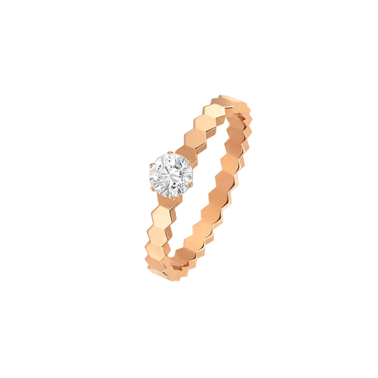 [Luxery]BEE LOVE RING PINK GOLD 1 DIAMOND