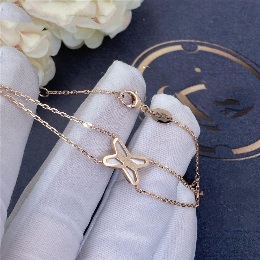 [Luxery]JEUX BRACELET WHITE MOP PINK GOLD 1 DIAMOND