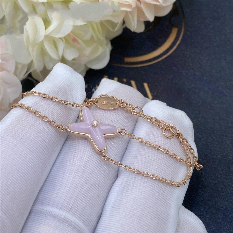 [Luxery]JEUX BRACELET PINK MOP PINK GOLD 1 DIAMOND