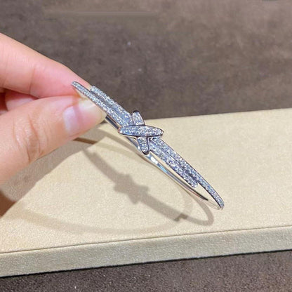 [Luxery]JEUX DE BRACELET DIAMONDS SILVER