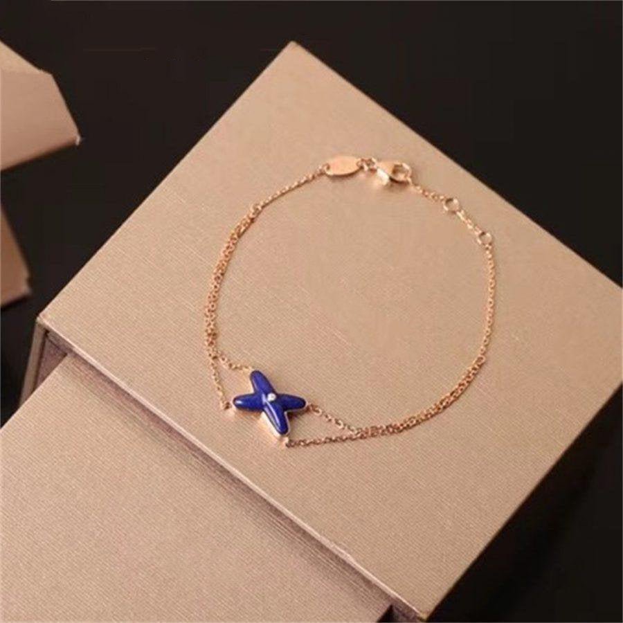 [Luxery]Hollow Design Four-Leaf Clover Flower Shape Ring