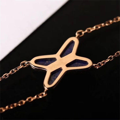 [Luxery]Hollow Design Four-Leaf Clover Flower Shape Ring