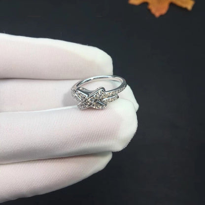 [Luxery]JEUX DE SILVER DIAMOND RING