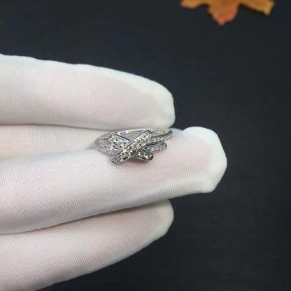 [Luxery]JEUX DE SILVER DIAMOND RING
