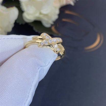 [Luxery]JEUX DE GOLD DIAMOND RING