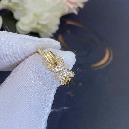 [Luxery]JEUX DE GOLD DIAMOND RING