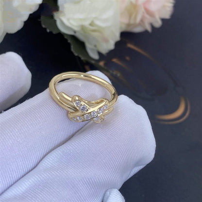 [Luxery]JEUX DE GOLD DIAMOND RING
